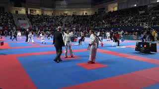 Sueda Ni̇l Ç. Ceydanur M. Ören11 Yaş Kiz 40 Kg Yari Fi̇naltürkiye Çocuklar Karate Şampiyonası 2025