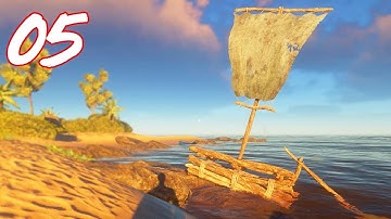 Stranded Deep - Part 5 - Building a RAFT!