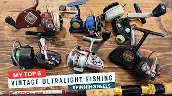 VINTAGE ULTRALIGHT SPNNING REELS