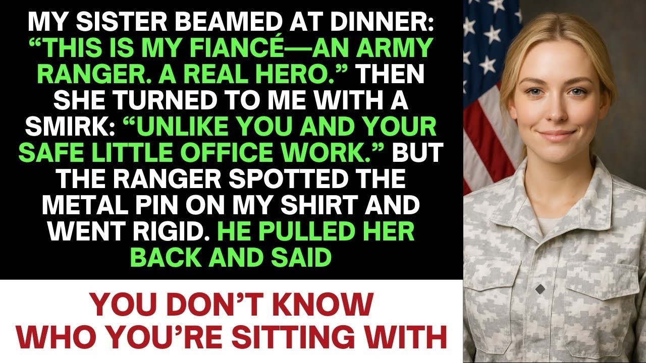 “She Bragged Her Fiancé Was The Real Hero—But He Saw My Pin And Lost His Composure…