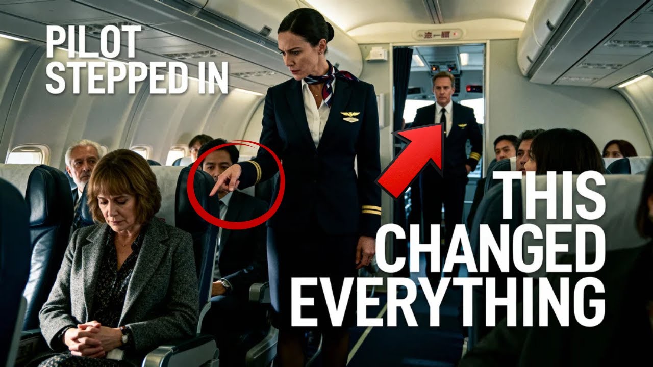 Flight Attendant Shames Passenger | Pilot’s Reaction Leaves the Cabin Cheering