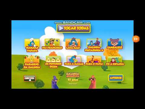 Menu DVD Galinha Pintadinha 10 Anos (2016)