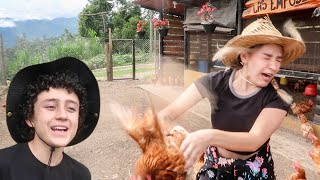 24 horas trabajando en una granja Ft. La Granja del Borrego l Sofia Castro