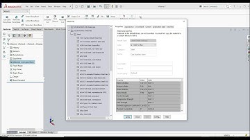 Solidworks Tutorial - Density and material