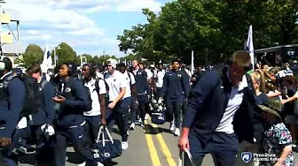 Penn State-Villanova team arrival
