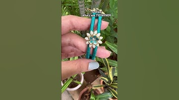 Double layered bangle | silk thread bangle #bangles #handmade #arts #crafts #making #threadbangles