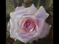 Rose  oil painting for beginners