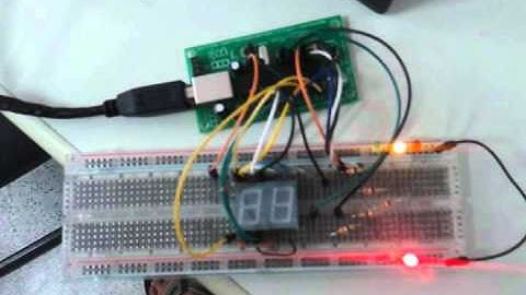 Semáforo com contador regressivo ativável