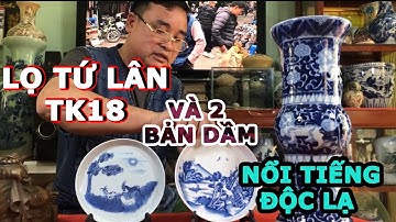 Vẻ Đẹp Tuyệt Vời Của Lọ Tứ Lân Chuẩn TK18 Chôn Đế Nứt Theo Thời Gian Và Bản Dầm Bóng Men Khoẻ Men.