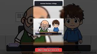 【Pro Mode】Anime heroes critique Spider-Man's new outfit #comedy #anime #shorts