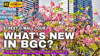 This Is Why Everyone Loves BGC! Sunset To Night Walk In 4K| 7th Ave & Highstreet Via Market! Market!