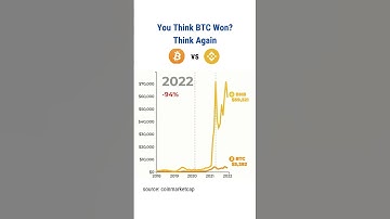 if you invested $1000 in BTC vs BNB in 2018 📈 #bitcoin #bnb #crypto #investments