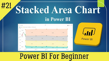 Stacked Area Chart in PBI || Visuals in Power BI || Master in Visualization in power BI 2022 ||