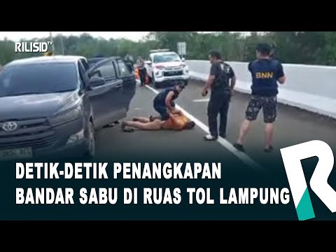 Detik detik Penangkapan Bandar Sabu 15 Kg di Ruas Tol Lampung