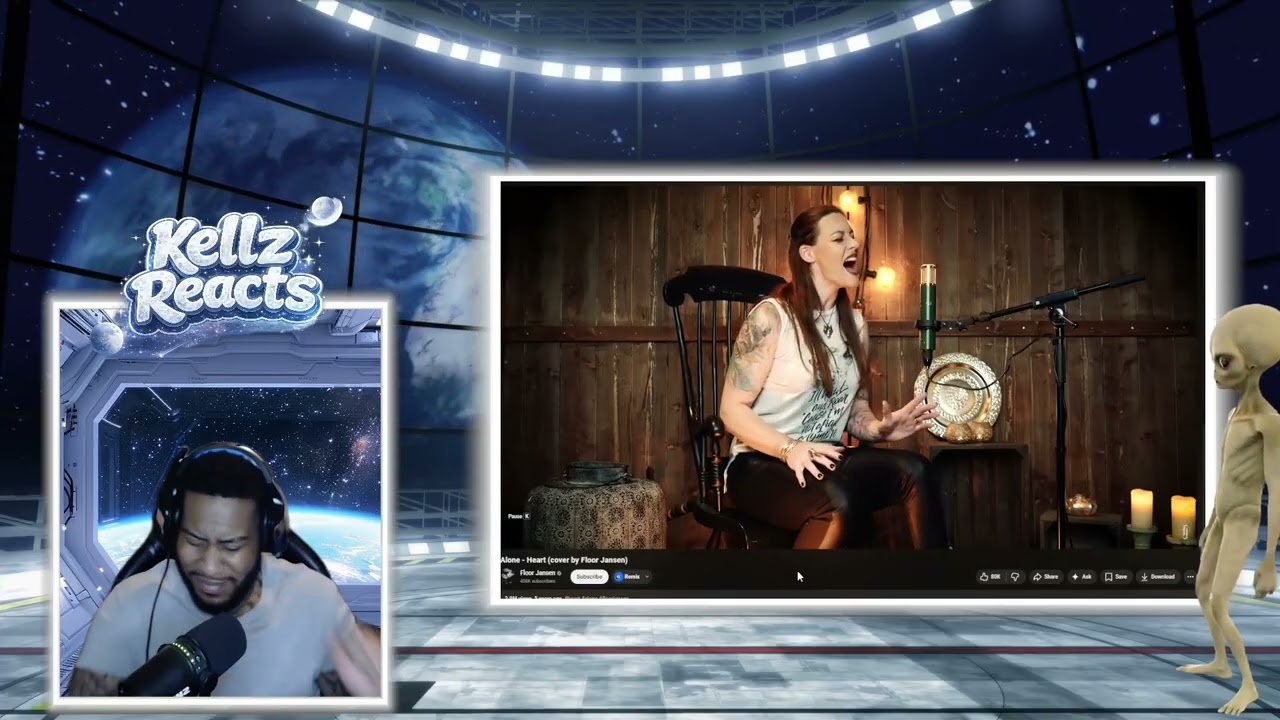 Alone - Heart (кавер Флор Янсен) Реакция