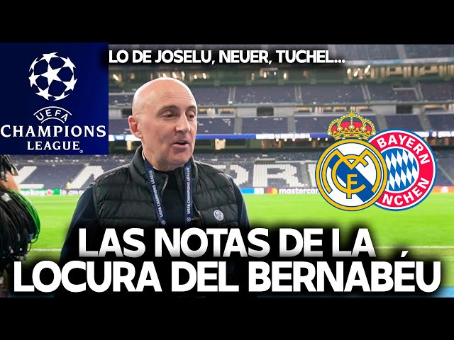 VINICIUS, KROOS, JOSELU, NEUER, KANE, CARVAJAL...NOTAS DEL REAL MADRID 2-1 BAYERN | CHAMPIONS LEAGUE class=