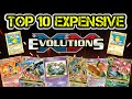 Top 10 Expensive Pokémon XY Evolutions Cards!