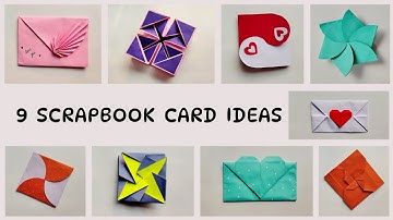 9 Easy Paper Envelope Ideas | Scrapbook Card Ideas | Heart Envelope | Gift Envelope #diy#envelope