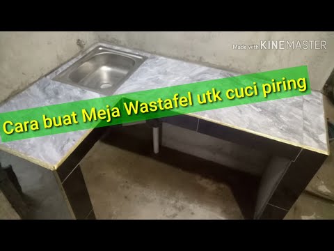 Cara buat Meja  wastafel  untuk cuci  piring  YouTube