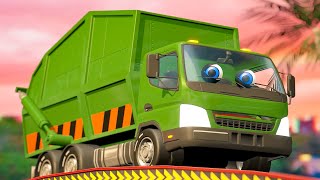 Wheels On The Garbage Truck Nursery Rhyme & Baby Song