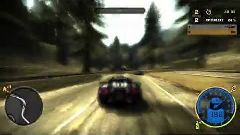 Need for Speed Most Wanted Gameplay   Blacklist #1 Razor   Race 5