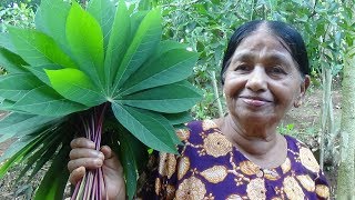 Healthy Village Foods ❤ Traditional Manioc (Cassava) Leaves Recipe prepared in my Village by my Mom