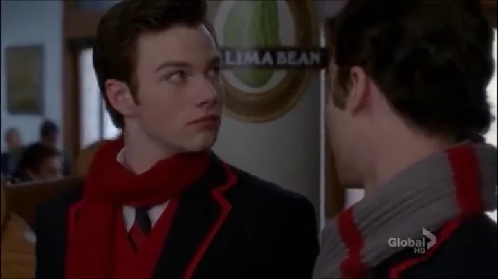Sue and Klaine at the Lima bean 2x15