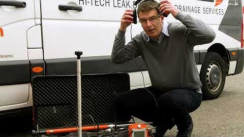 Acoustic Listening Equipment from The Leak Detective