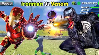 Ironman Vs Venom di game pahlawan ninja katak tali | game pahlawan tali | pahlawan ninja katak ta... screenshot 3