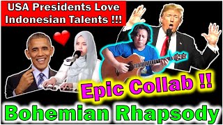 😱 EPIC Collab‼️ Putri Ariani   Alip Ba Ta   America's Presidents | Bohemian Rhapsody (Queen) Cover❤️