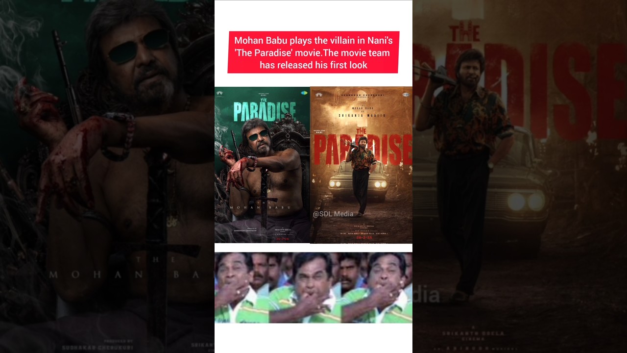 Mohanbabu's first look from 'The Paradise' 