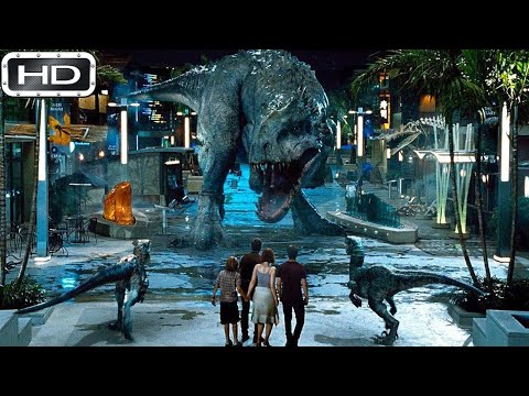 Jurassic World | T-Rex ve Indominus Rexin Kapışması | HD |