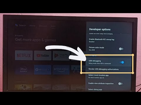 TCL Android TV : How to Enable or Disable USB Debugging Mode - YouTube