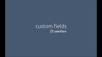 How to get started using Salesflare - Custom fields