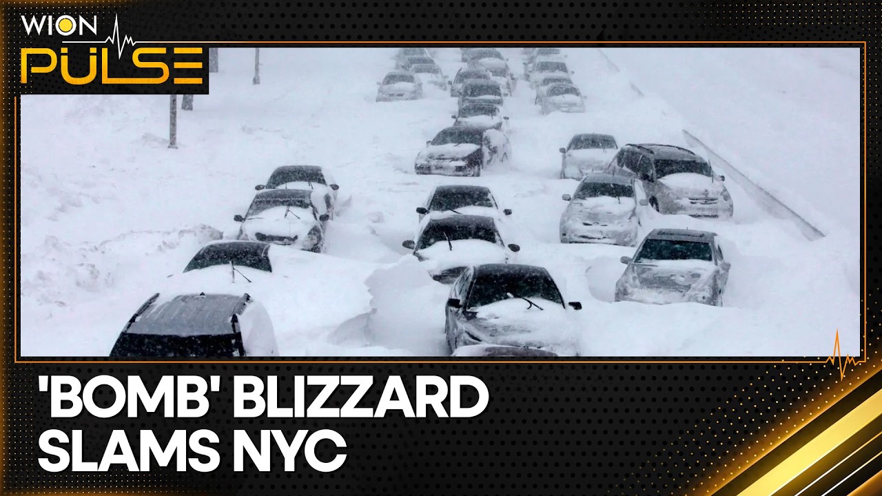 Historic Blizzard Pummels East Coast With Snow & Whiteouts | WION Pulse ...