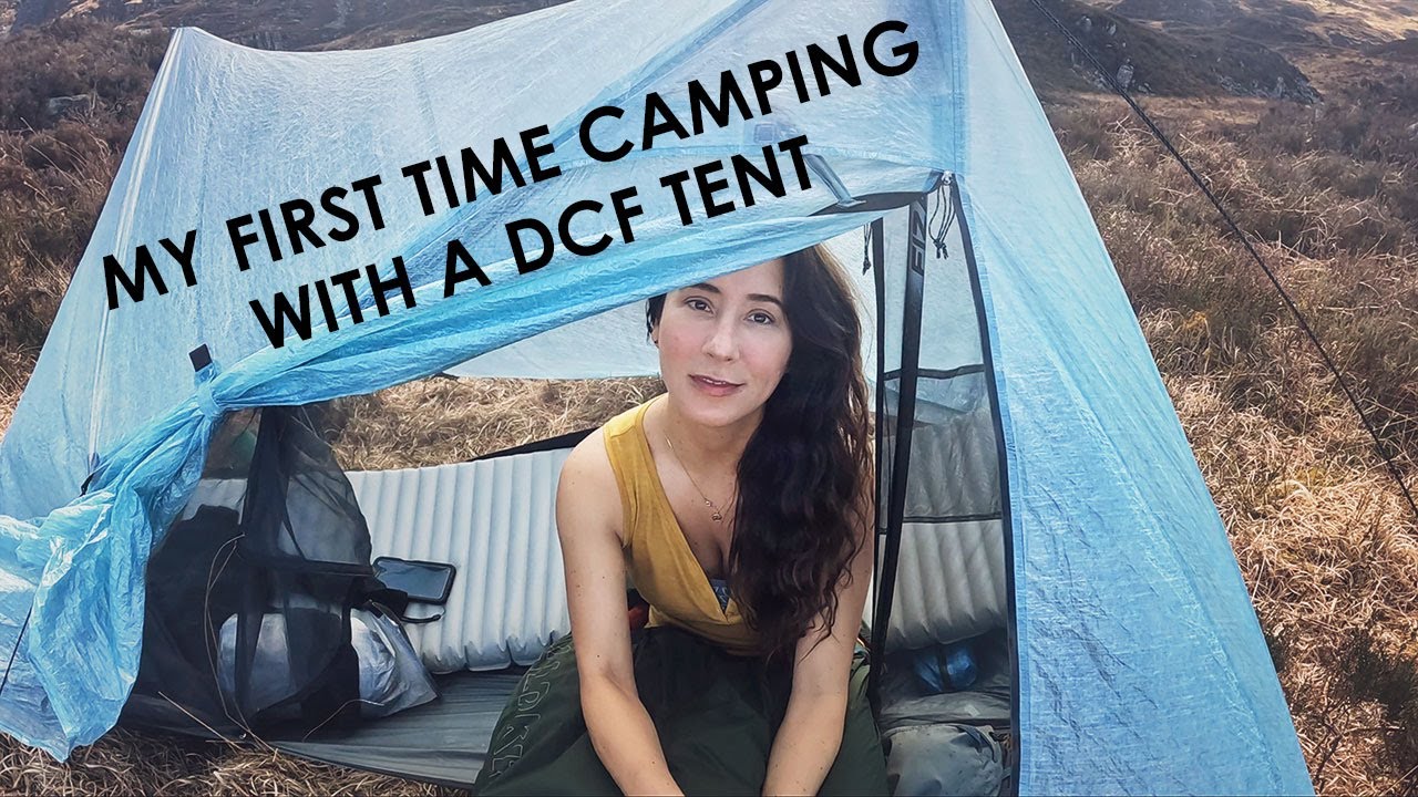 My First Time Camping with a DCF Tent  Beautiful Wild Night