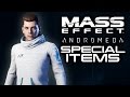 MASS EFFECT ANDROMEDA: All Special Edition Bonus Items! (Weapons, Armor, Pet Pyjak, and More!)