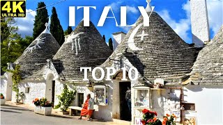 Top 10 Places To Visit In Italy - 4K Travel Guide #4k