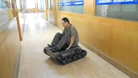 FIGHTERTRACKS rubber tracked robot chassis crawler platform