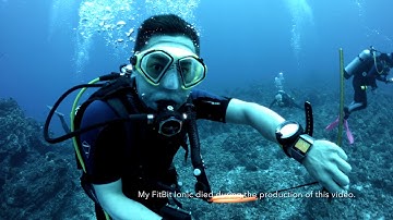 Scuba Diving with FitBit Ionic