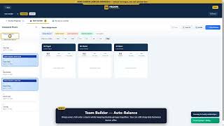 Manual Rostering with Team Builder | 390 FieldOps Admin