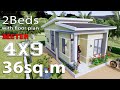 Small House Design Idea 4x9 Meters 36sq.m