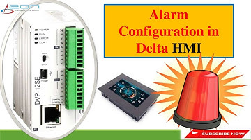 Alarm Configuration in #Delta HMI #PLC Programming #DELTA
