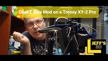 how to install a Dual Z Axis Mod on a Tronxy XY-2 Pro