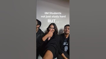 Wij zijn IIM-studenten, we studeren hard 💪 Maar....... 🤌 #iimranchi #iim #lifeatiim #catexam #mba...