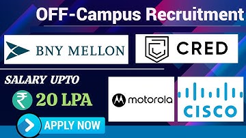 Software Engineer Job Opportunities for fresher | Salary Upto 20 LPA | OFF Campus Latest Hiring