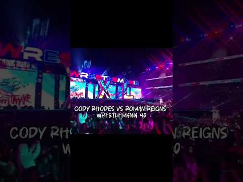 Roman Reigns VS Cody Roads WrestleMania 40|| #shorts #viral #subscribe #WWEAlmeeredits!