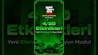 Yeni Stoner Survival Oyun Modu ve $450.000 Büyük Ödül Sizi Bekliyor! - GTA Online: Haftalık Bülten