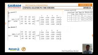 Lecture Video 9_18ME61_Module 2_Truss problem 2 & 3_Vinod Biradar
