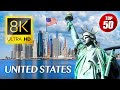 TOP 50 Most Beautiful Places In UNITED STATES 8K ULTRA HD TOP 50 Most Beautiful Places In UNITED STATES 8K ULTRA HD